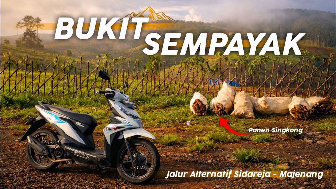 BUKIT SEMPAYAK | Jalur Alternatif Sidareja - Majenang, Jarang Ter Ekspose. Via Kemit Forest