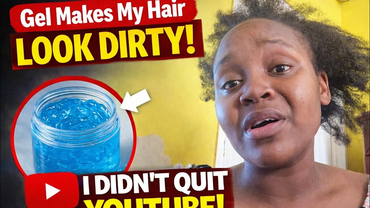 👀👉look what the gel did to my hair// I didn't quit YouTube 