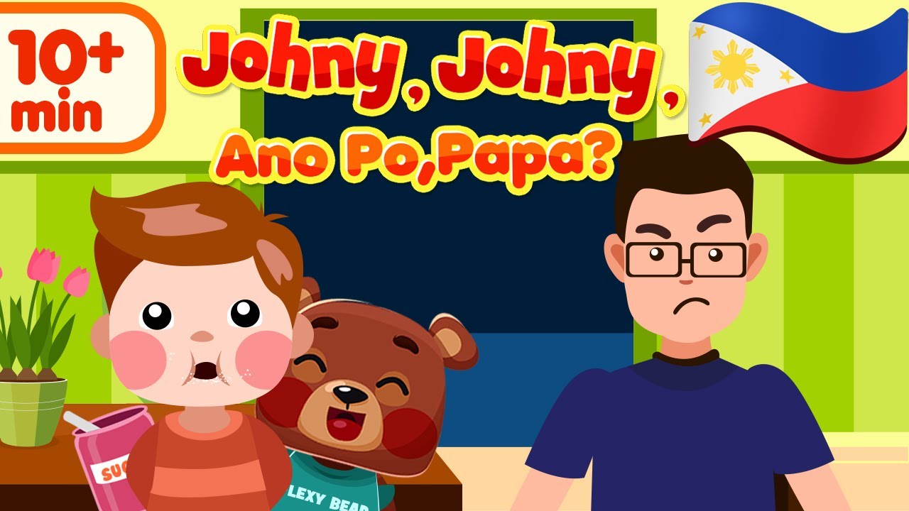 Johny Johny Yes Papa in Filipino | Nursery Rhymes & Awiting Pambata Song Compilation