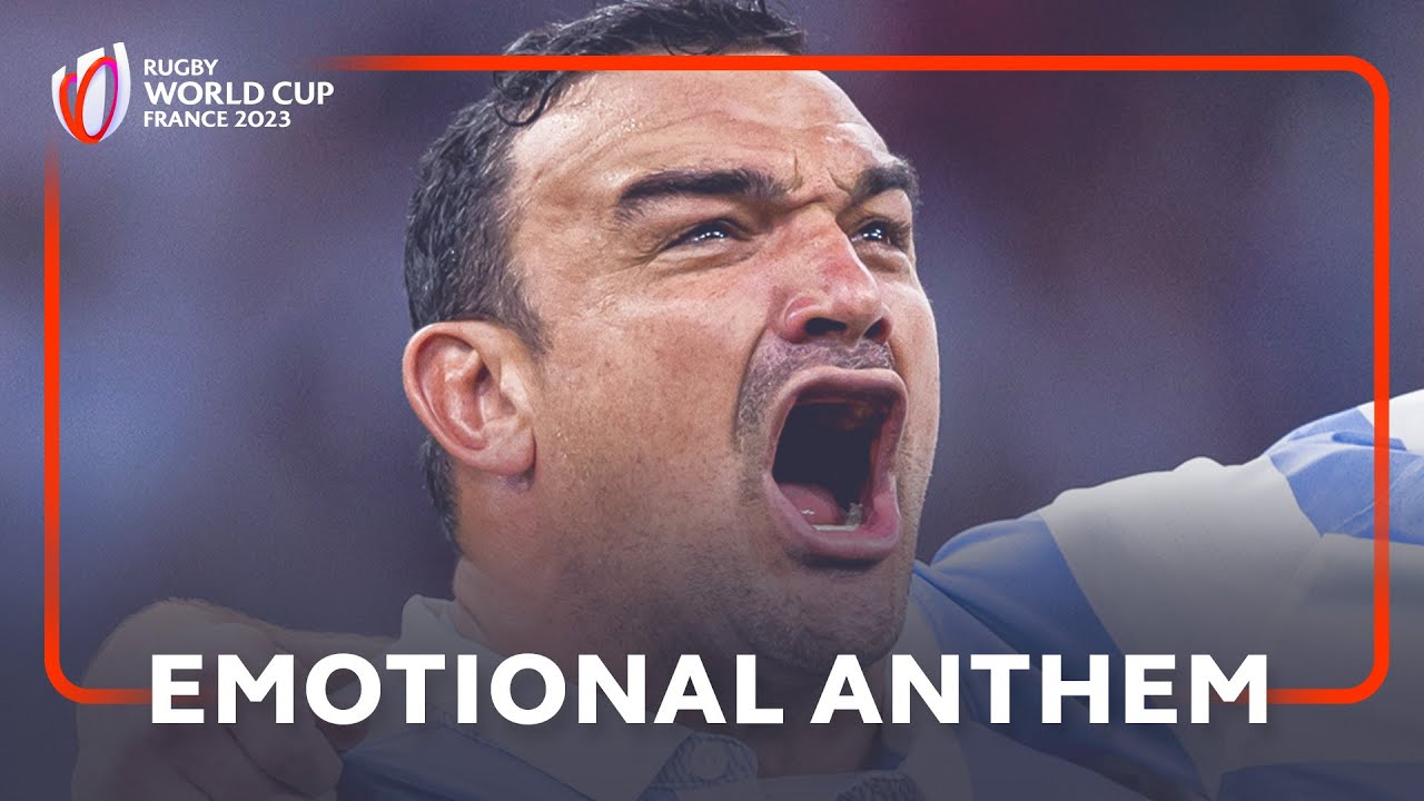 Argentina's emotional anthem! | Rugby World Cup 2023