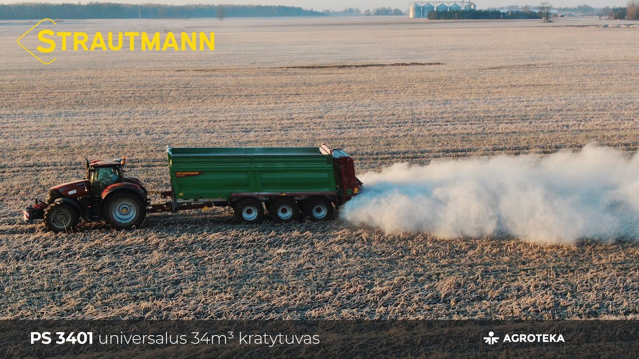 Universalus 34 m&sup3; kratytuvas Strautmann PS 3401 | Mažeikių raj. ||  Agroteka