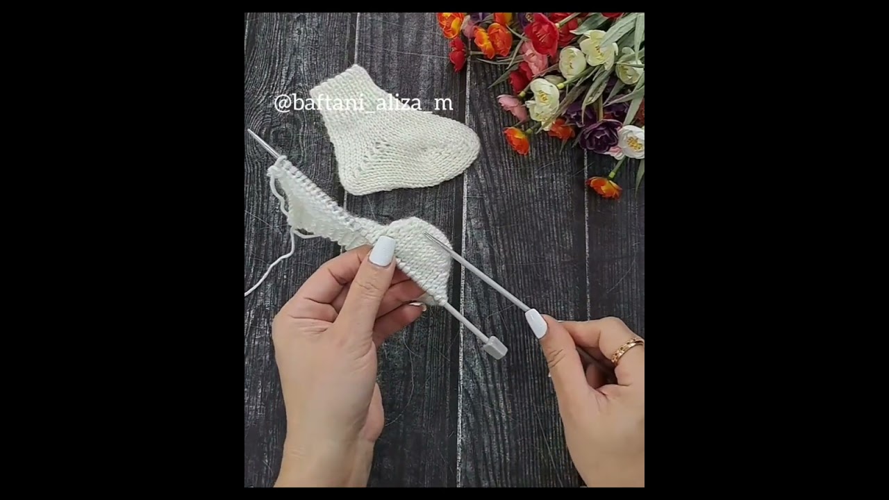 آموزش بافت جوراب با دومیل