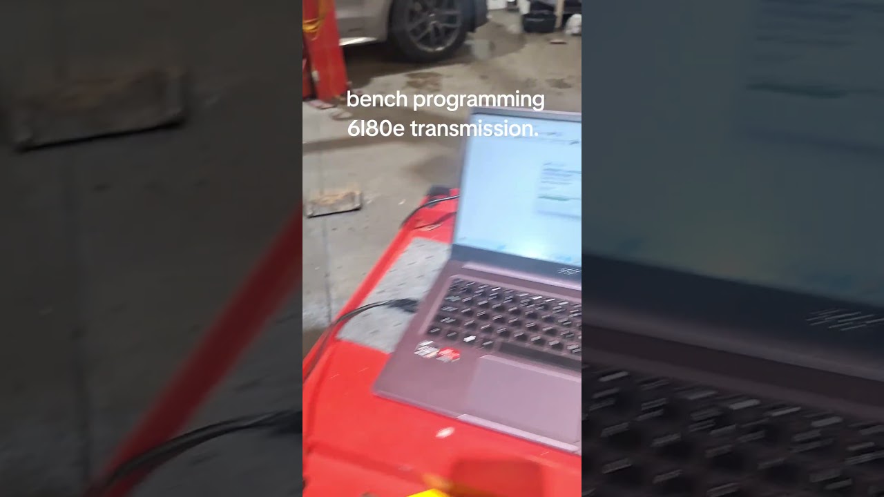 6l80e transmission bench programming and tune. #mechaniclifestyle #automobile #mechanic
