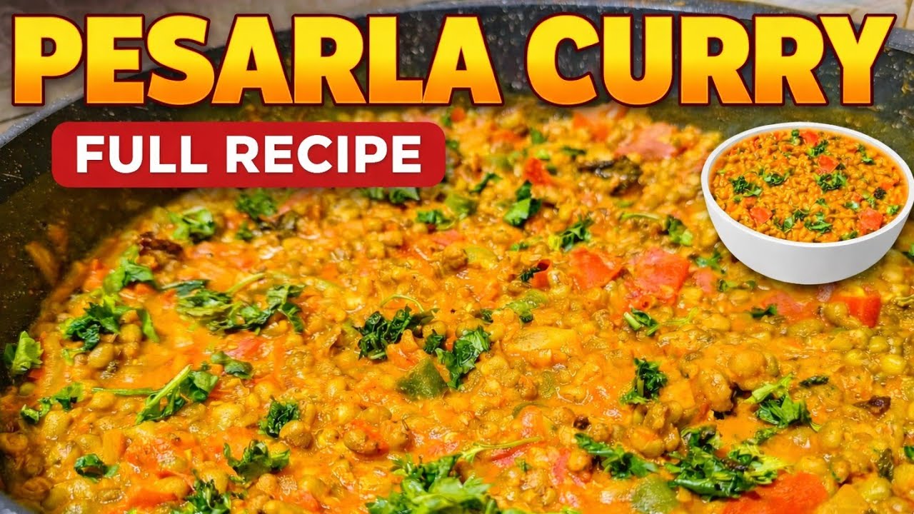 🍛 Protein Rich Tasty Pesarla Curry is a healthy and delicious  |రుచికరమైన పెసర్ల కర్రీ 🤤#Protein