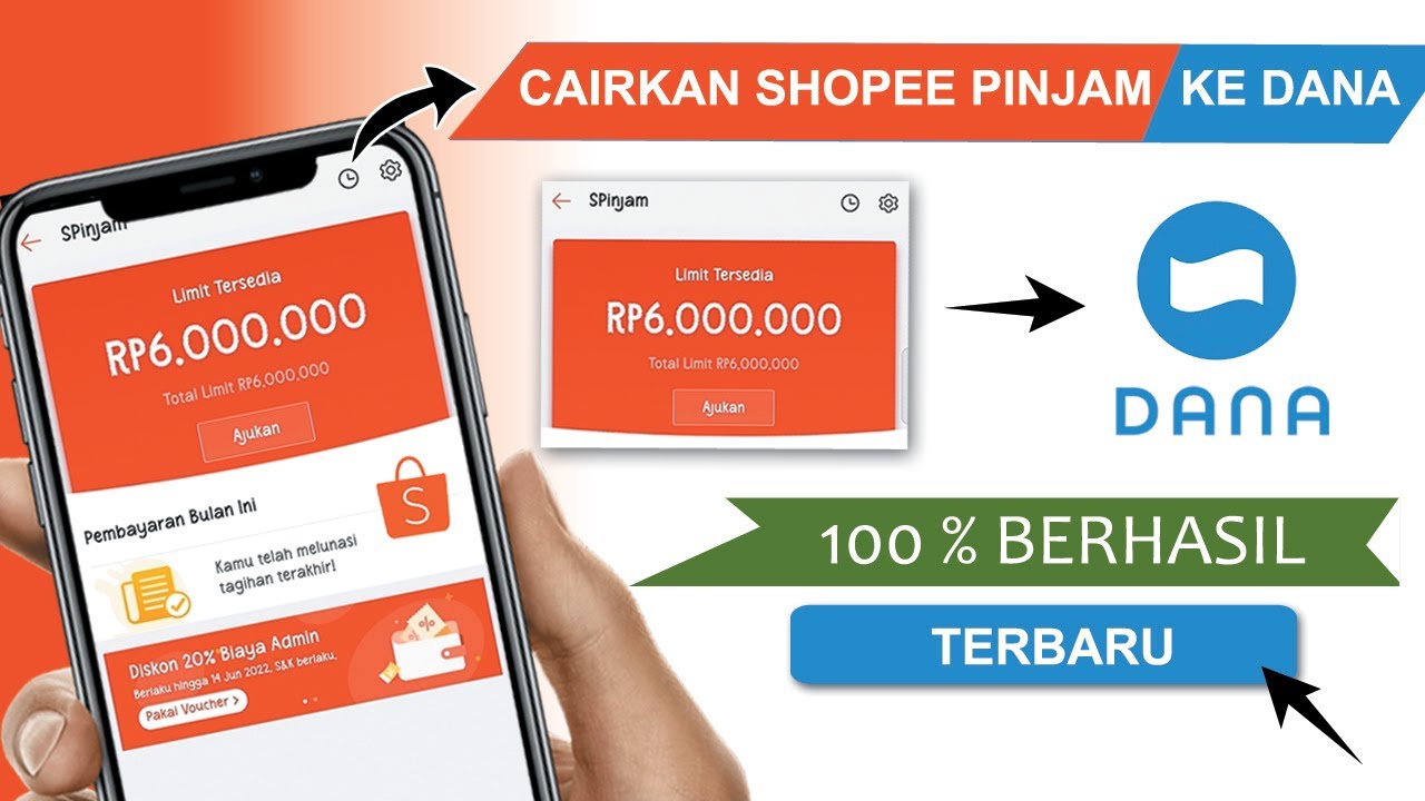 ✅ Cara Mencairkan Shopee Pinjam Ke Saldo Dana Terbaru