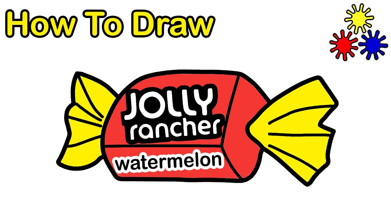 How To Draw Jolly Ranchers | Easy Cute Drawings Step By Step | Jolly Toy Art