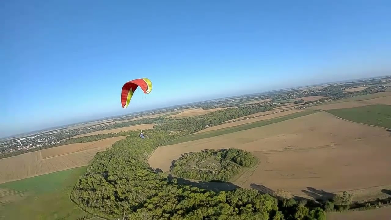 Décollage d'un parapente à l'aide du TASA