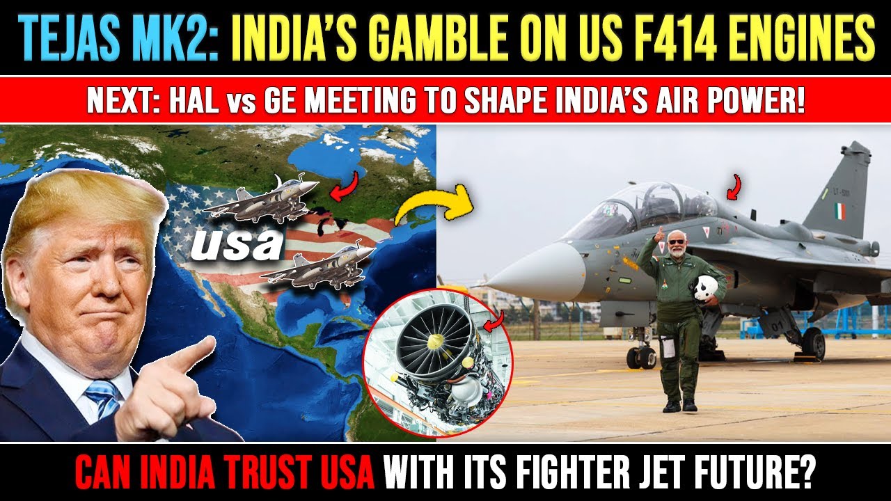 INDIAN Air Force Tejas MK2 Takes FLIGHT as HAL-GE Talks Begin!