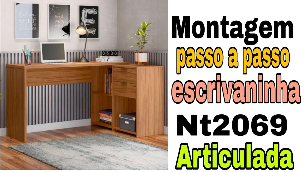 Como montar mesa office NT 2060  passo s passo