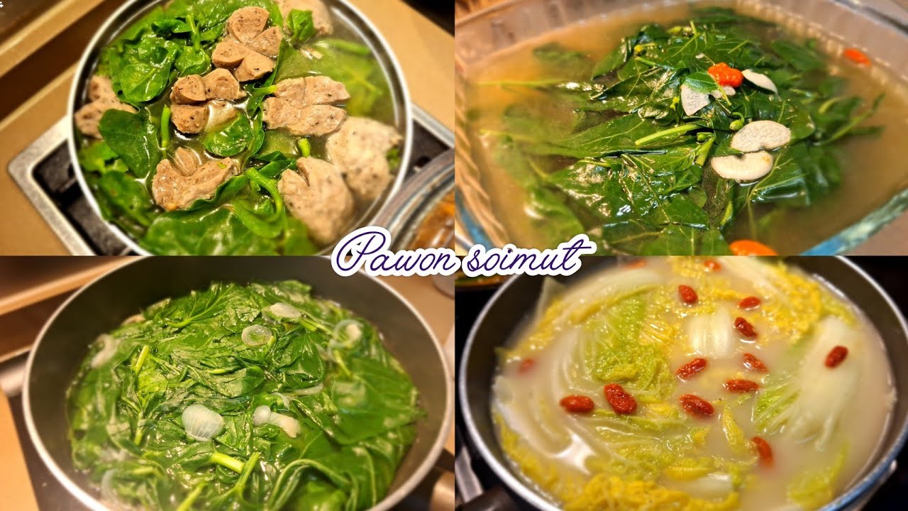 SOP BENING !! 4 MENU SIMPEL SOP BENING ALA CHINESE FOOD #sopbening #sopsimpel #sopsawi #sopdauncabe