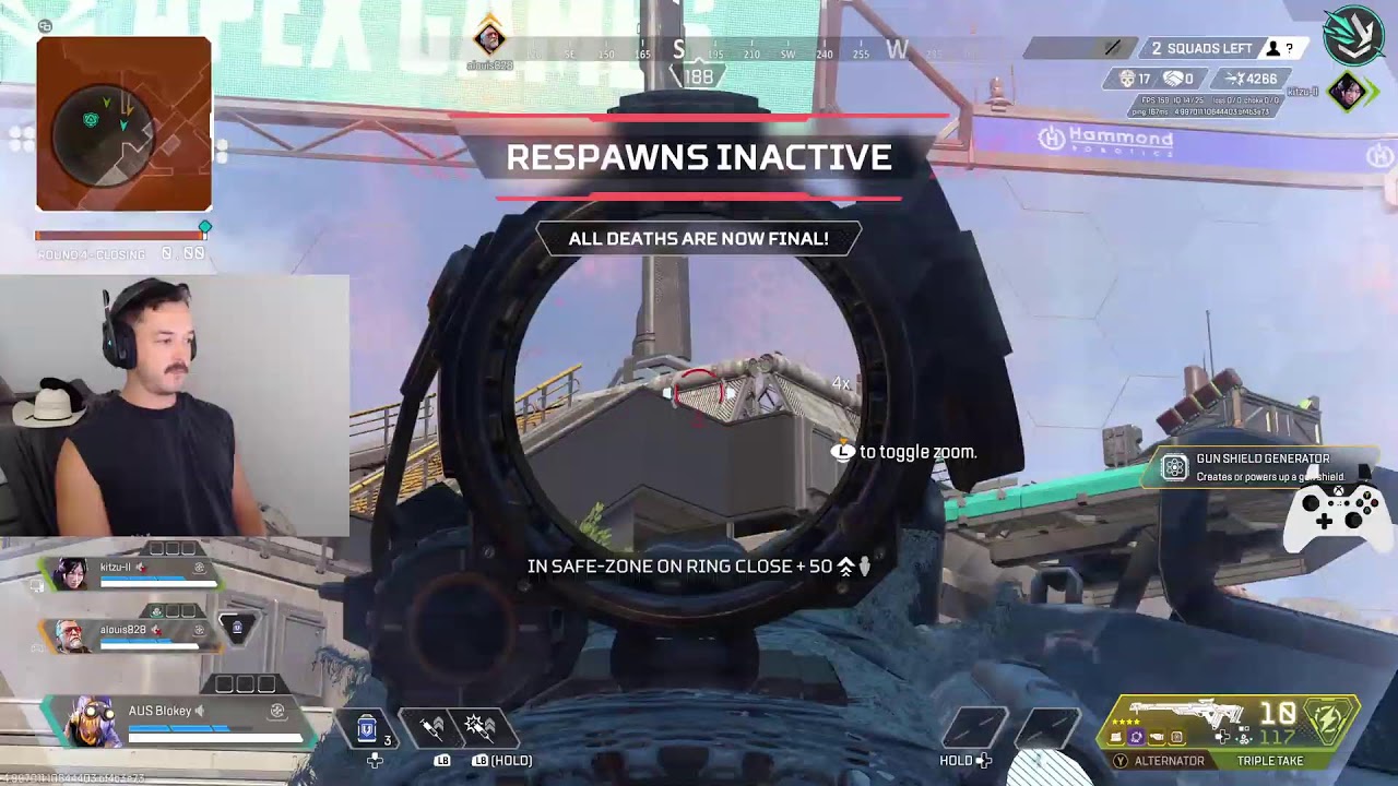 Aussie Apex Legends Return to youtube