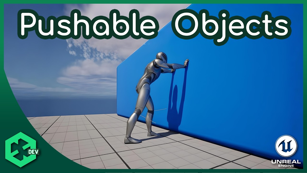 Create Pushable Objects in Unreal Engine 5