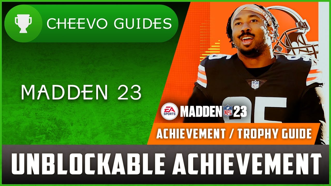 MADDEN NFL 23 - Unblockable | Achievement / Trophy Guide (Xbox/PS)