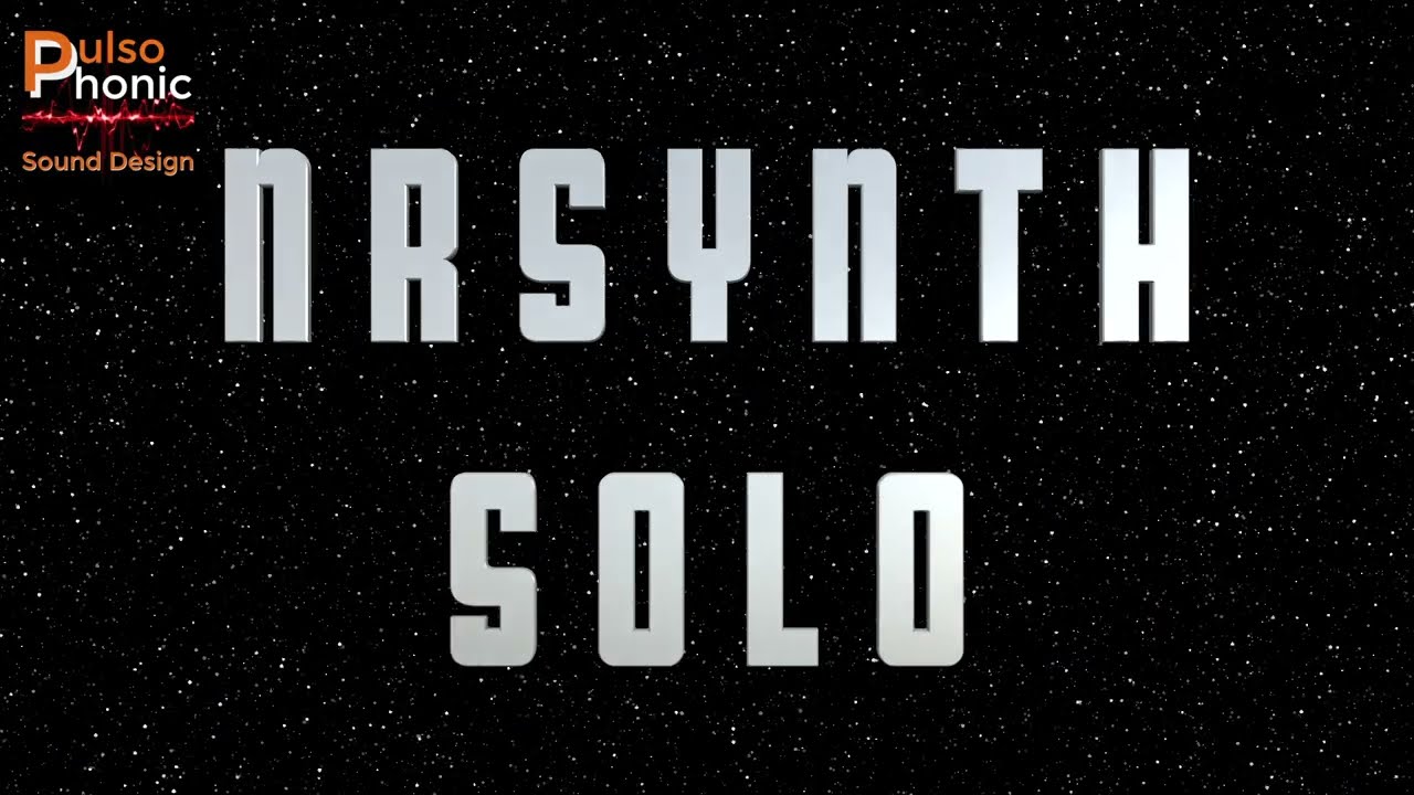 NRSynth Solo synthesizer Part 1