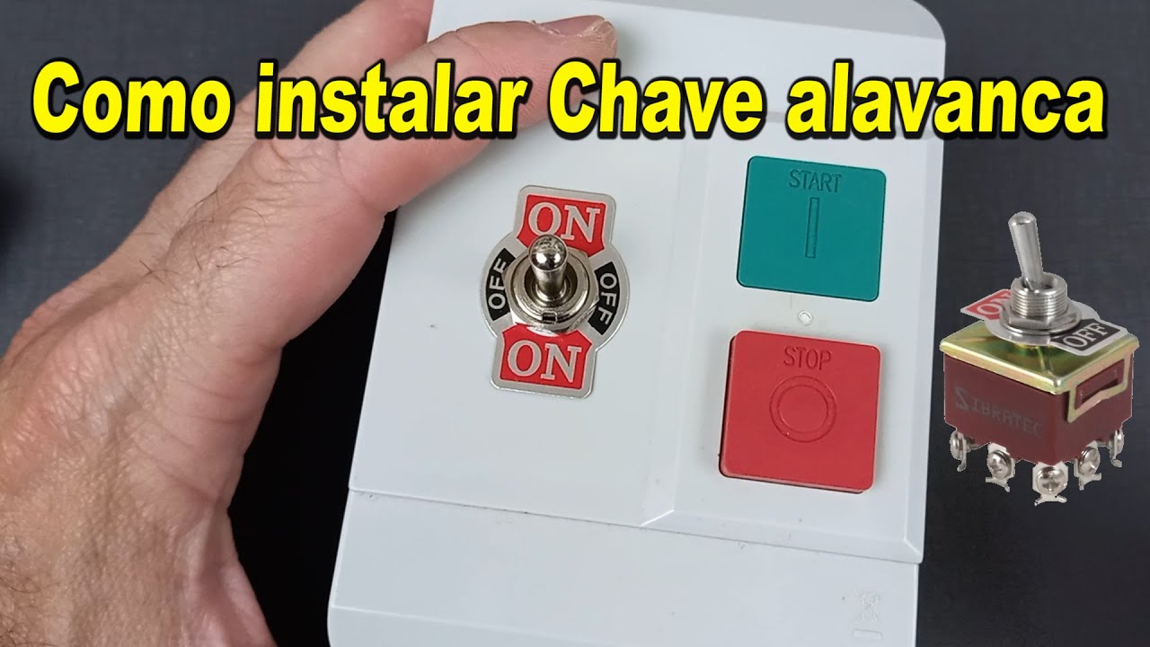 Como instalar Chave alavanca