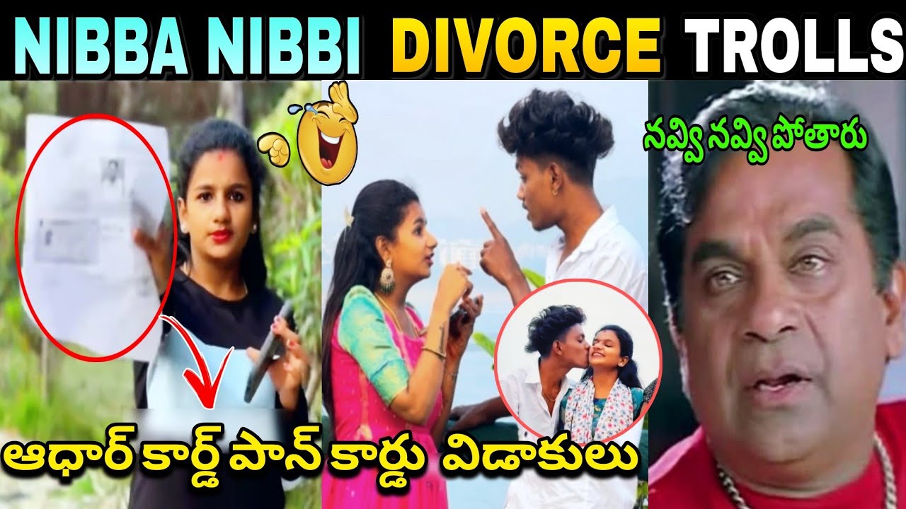 Nibba Nibbi Divorce Trolls || Sowjanya Divorce Video Trolls  || Sowjanya Latest Video Trolls 