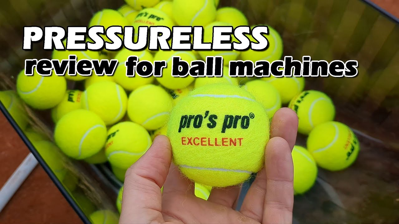Обзор теннисных мячей Pro Excellent Pressureless от Pro от Pro с использованием Pongbot Pace S Pr...