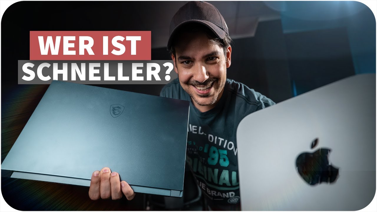 David gegen Goliath! Wie schlägt sich der Mac Mini M1 gegen ein Nvidia Studio Notebook?