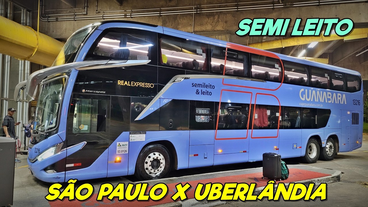 VIAJEI no G8 DD da REAL EXPRESSO! SEMI LEITO de RESPEITO! SÃO PAULO X UBERLÂNDIA MG
