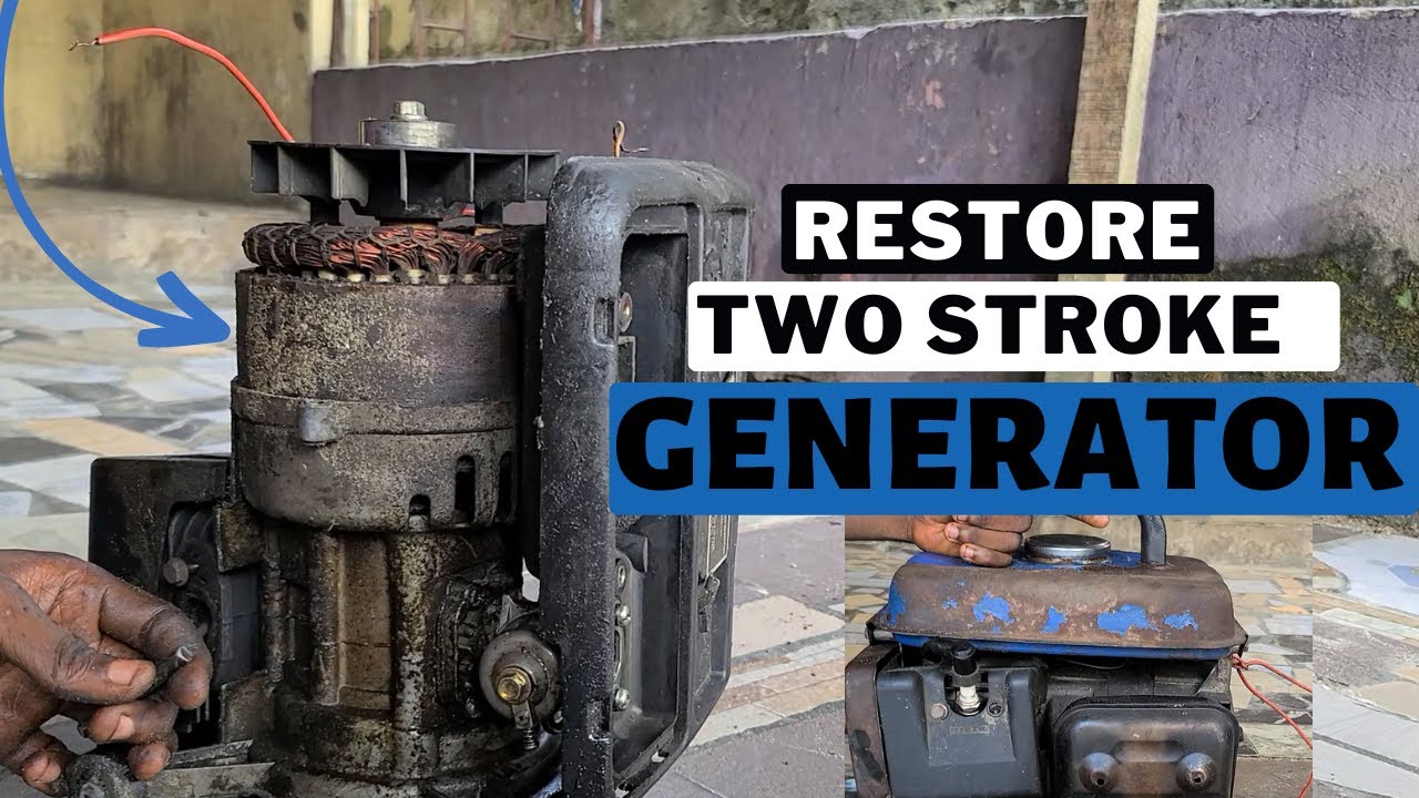 How to Restore OLD chinese TWO stroke generator with ease, Client got confused #2stroke #howto