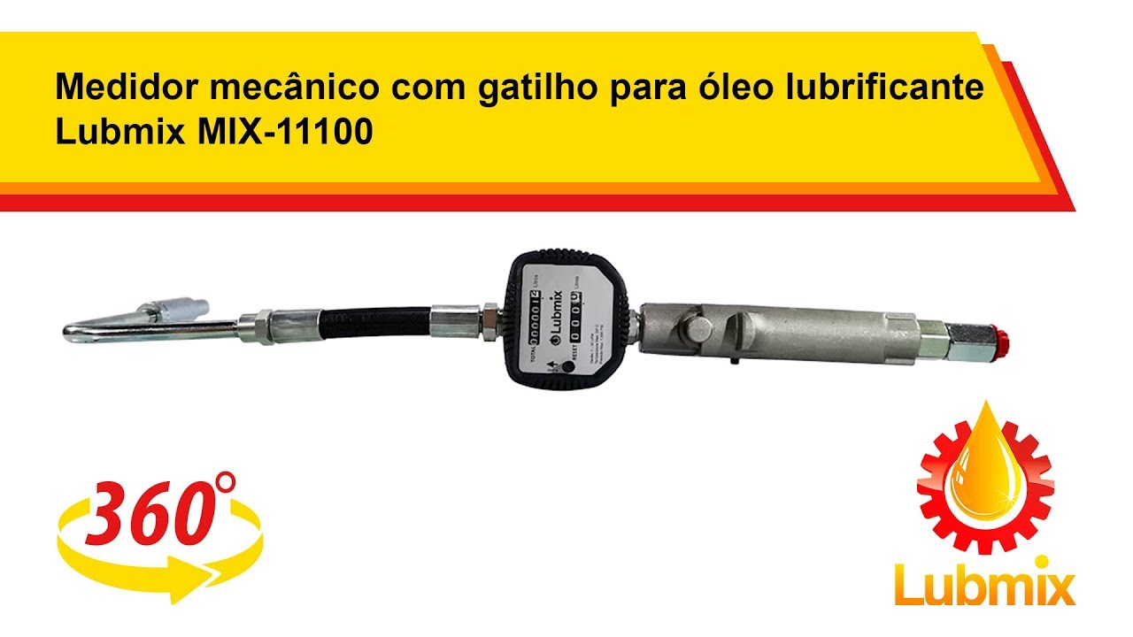 Medidor mec&acirc;nico com gatilho para &oacute;leo lubrificante Lubmix MIX-11100