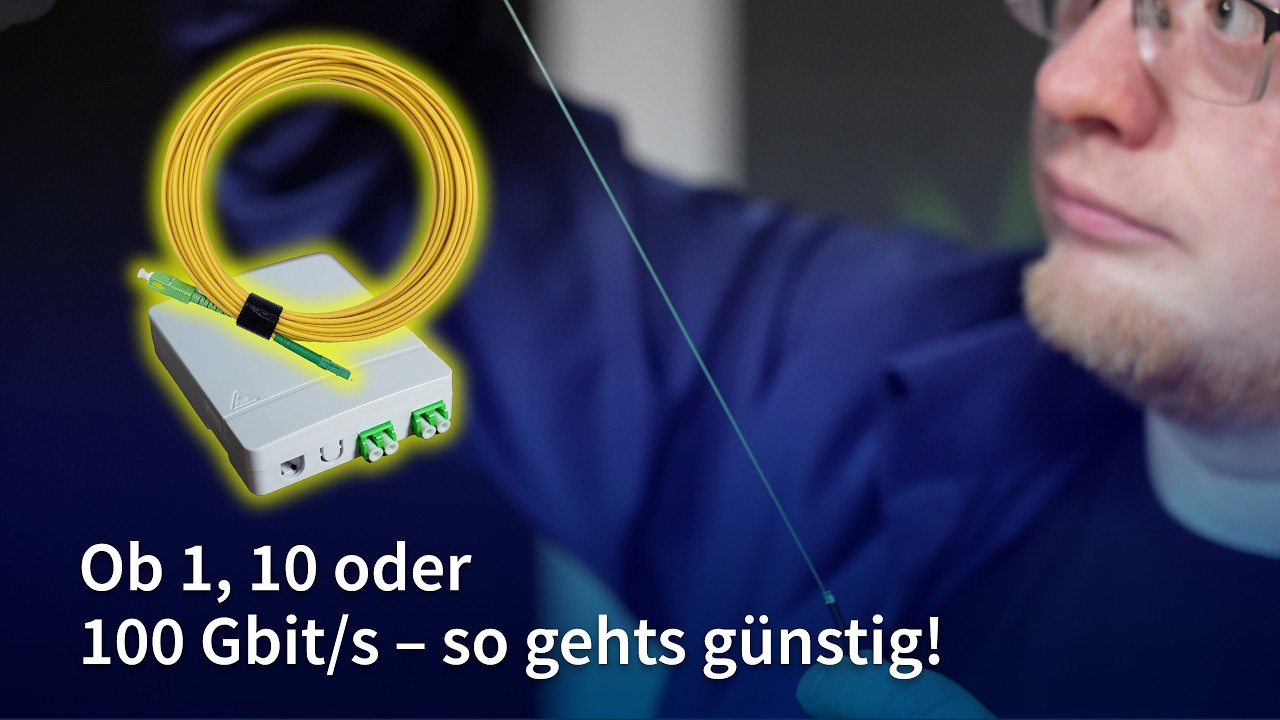 Für unter 100 Euro: So einfach verlegt ihr Glasfaser selbst!