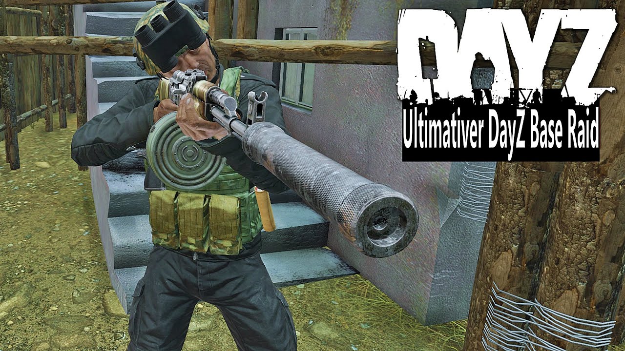VERHEERENDER ANGRIFF mit GRANATWERFER POX GRANATE - HEFTIGER  BASE RAID mit WIDERSTAND - DAYZ