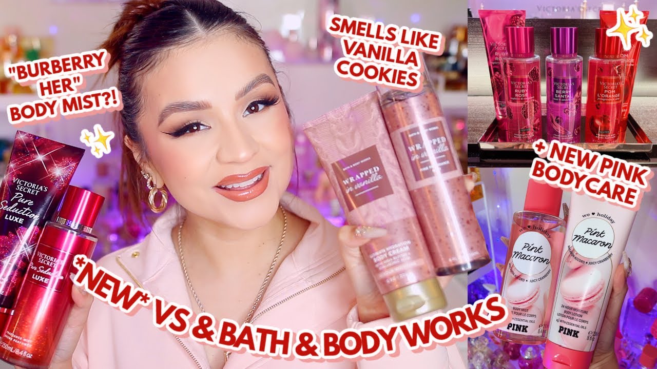 ⭐️HUGE⭐️ VICTORIA'S SECRET, PINK & BATH & BODY WORKS HAUL | NEW HOLIDAY BODY CARE 🍓❄️ & MORE