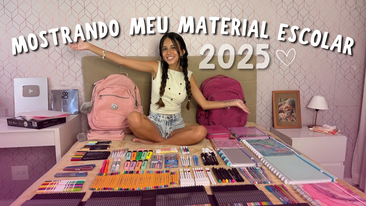 mostrando meu material escolar 2025