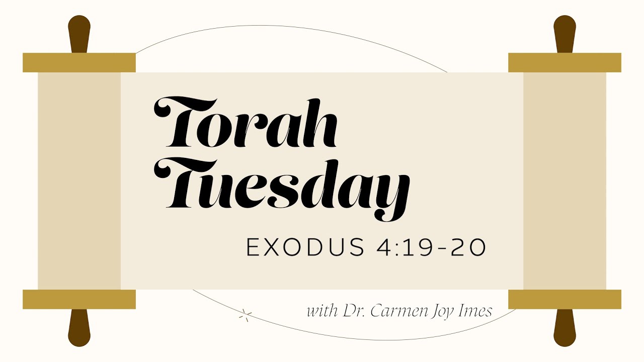 Torah Tuesday - Exodus 4:19-20