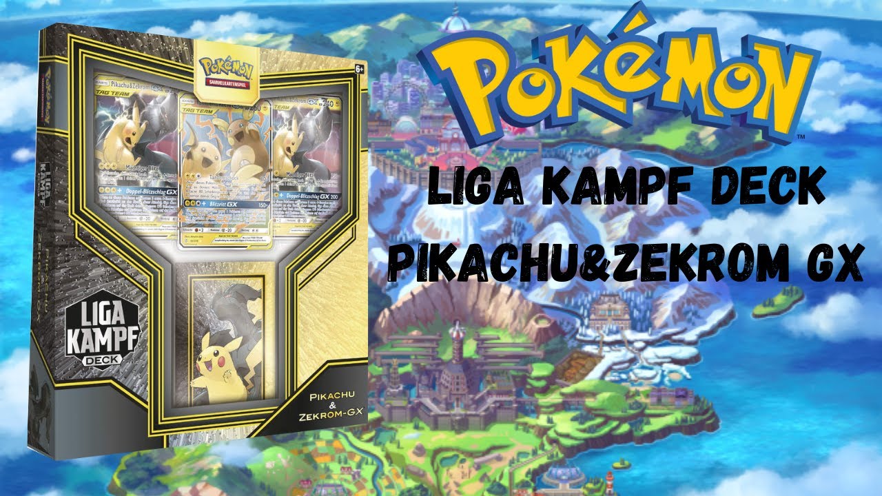 Liga Kampf Deck Pikachu Zekrom GX Opening!!! Mit eins der stärksten👊