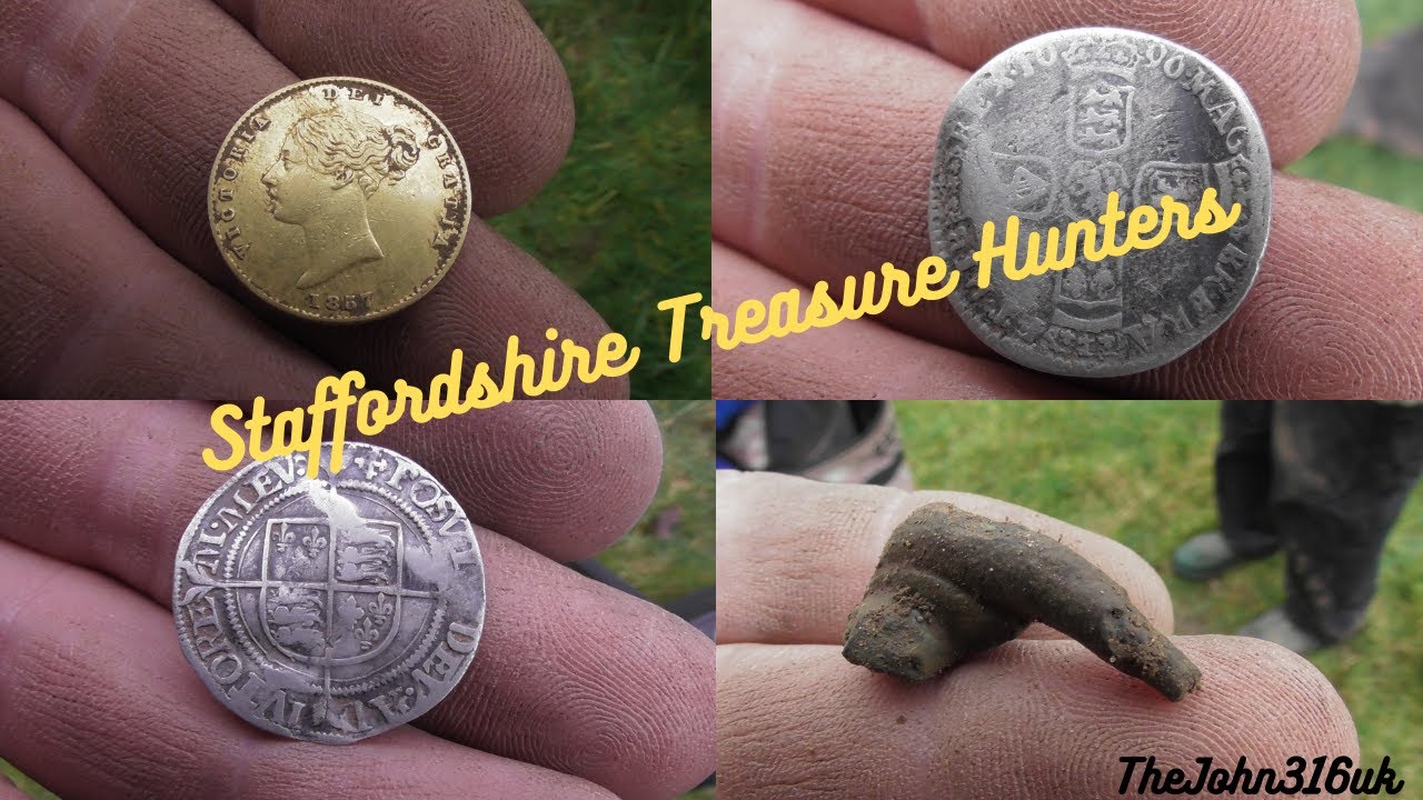 Metal Detecting with TheJohn316UK #277...Staffordshire treasure hunters dig