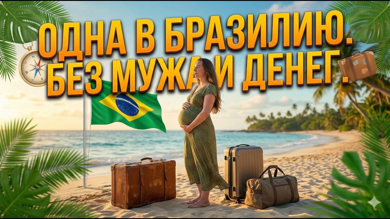 Беременная в Бразилию ОДНА с тремя чемоданами: без мужа, пособий и денег. Ч. 1. #бразилия #соломама