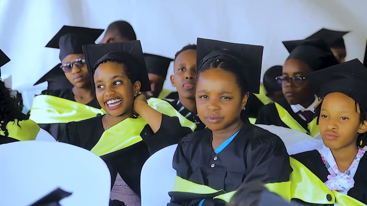 dj Aida and M C Daniella.....Graduation Ceremony Excel School. #