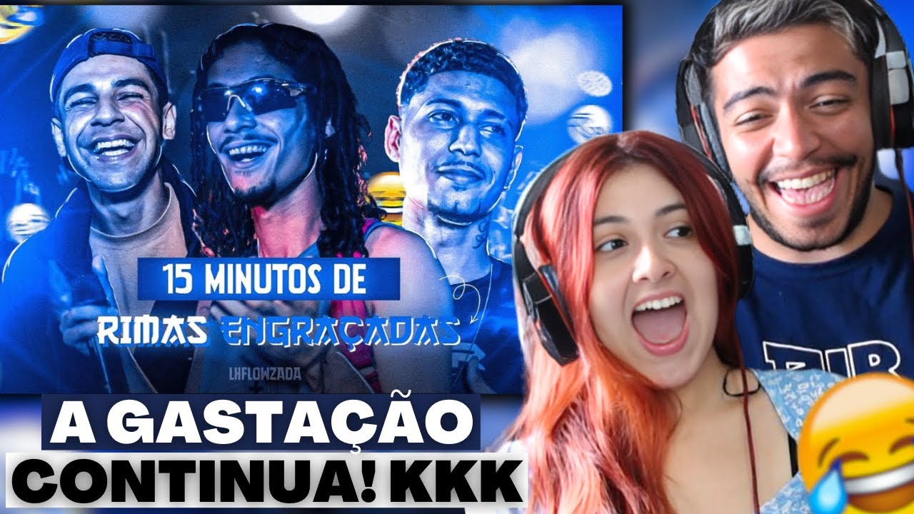 15 MINUTOS DE RIMAS ENGRAÇADAS! PRA DAR REPLAY ⏯️ | REACT