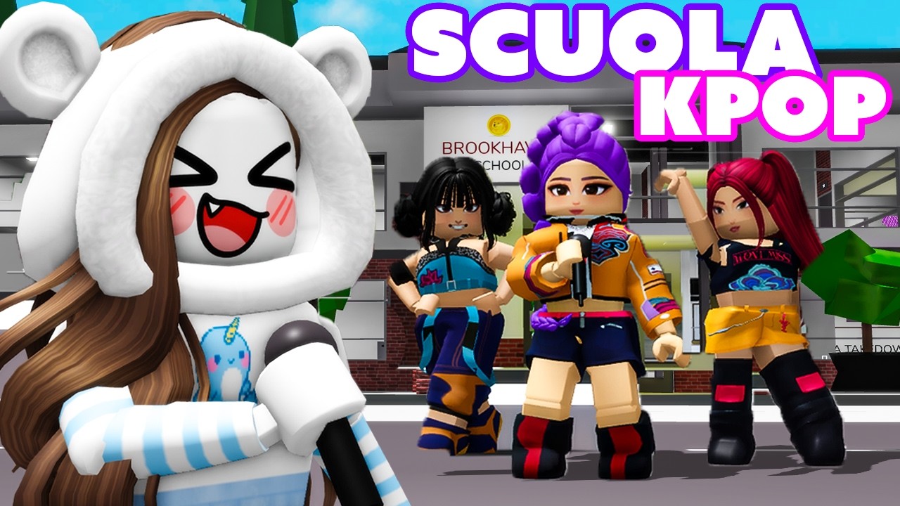 scuola per diventare una KPOP DEMON HUNTER su brookhaven roblox!
