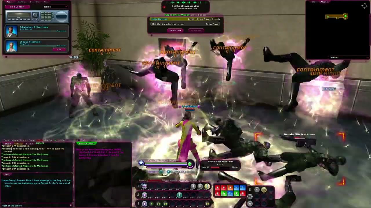 CITY OF HEROES Homecoming - Lowbie Electric Controller test