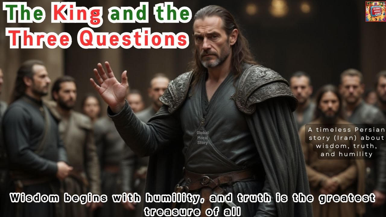 The King and the Three Questions - A Persian story on Wisdom, Truth & Humility #moralstory #iran