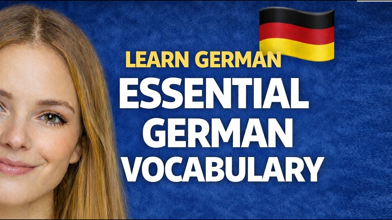 Opinion & Thinking  Emotions & Character  Society, Culture & Life – Essential German Vocabulary 🇩🇪