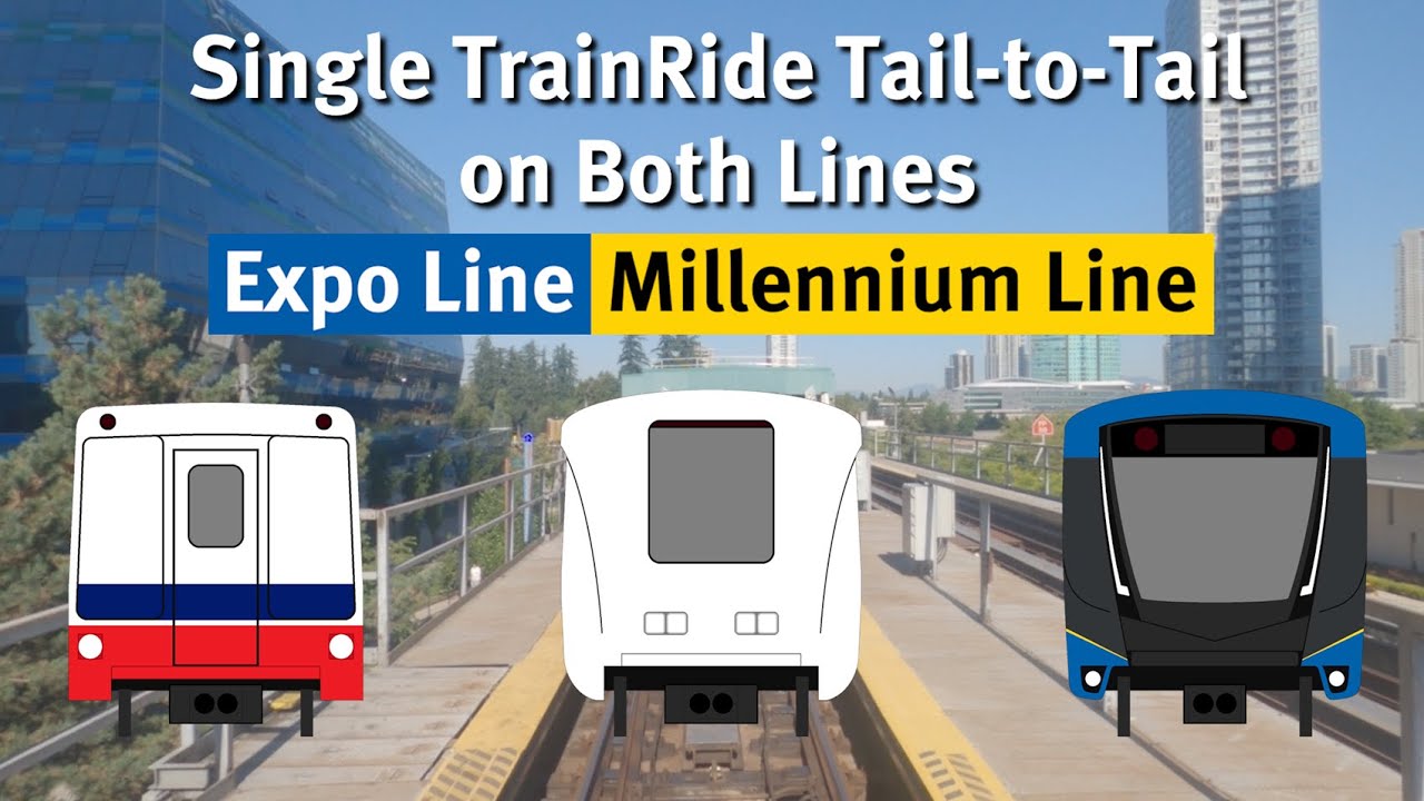 Single TrainRide on both Expo and Millennium Lines | Happy 40th Anniversary Vancouver SkyTrain!