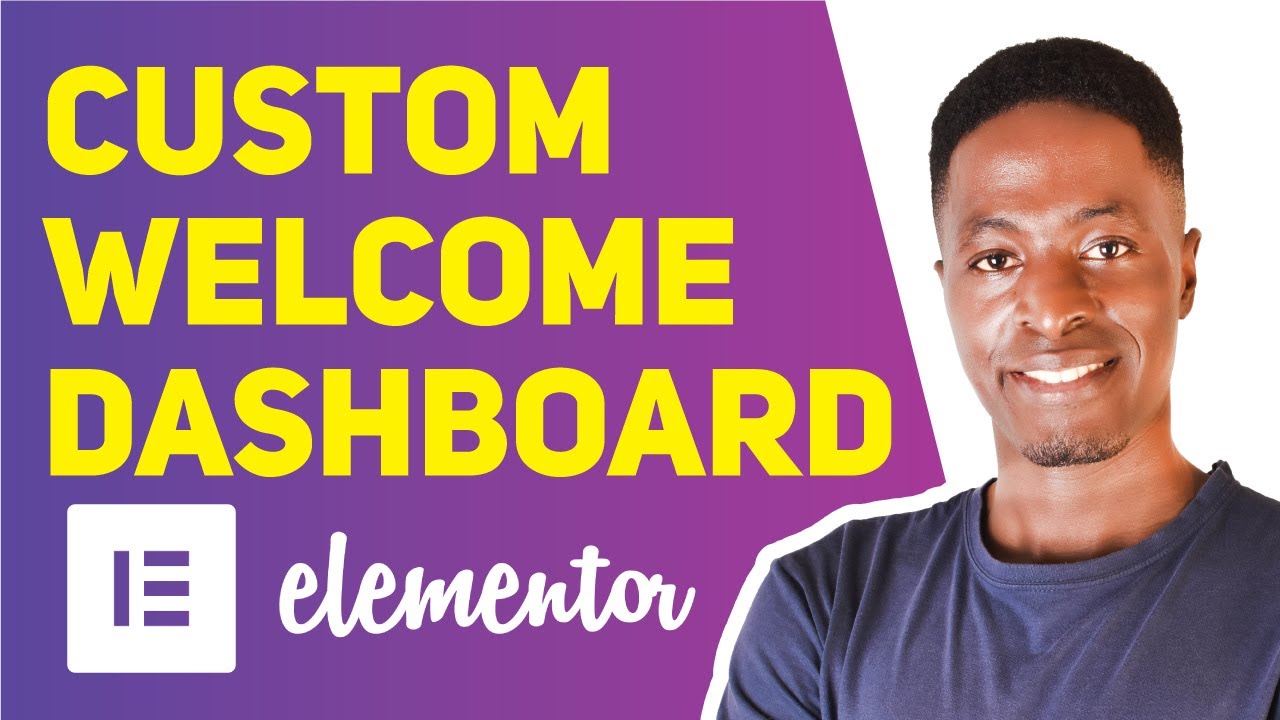Create a Custom Welcome Dashboard in Elementor