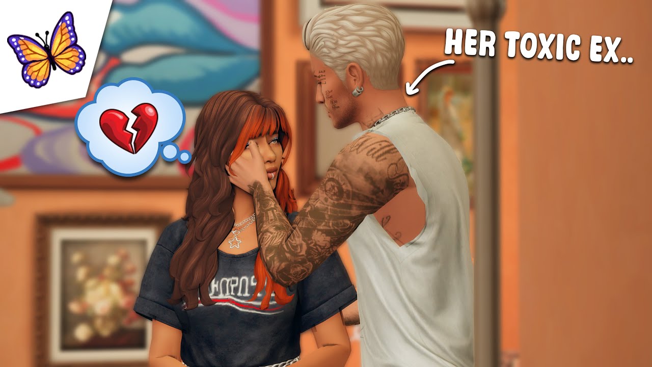 Can my sim escape her TOXIC EX? All because she wants another baby..👶💔