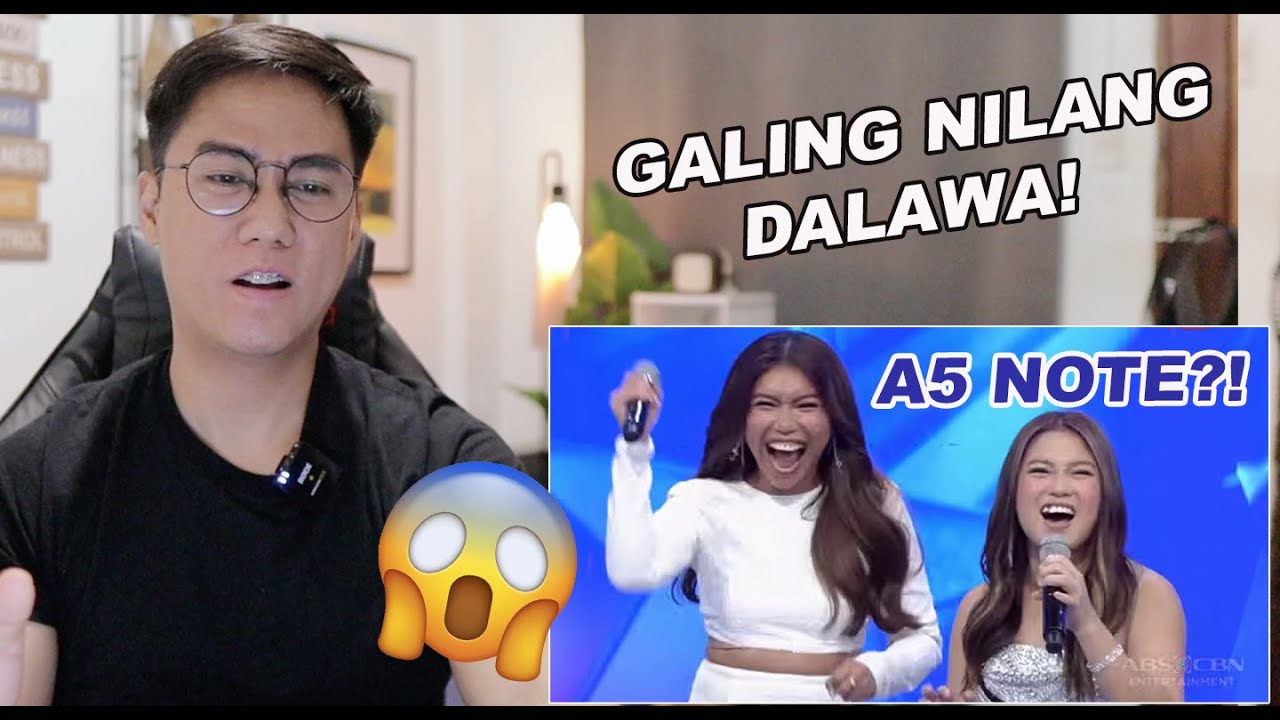 Jessica Villarubin & Lyka Estrella - Celine Dion Songs | SINGER REACTION