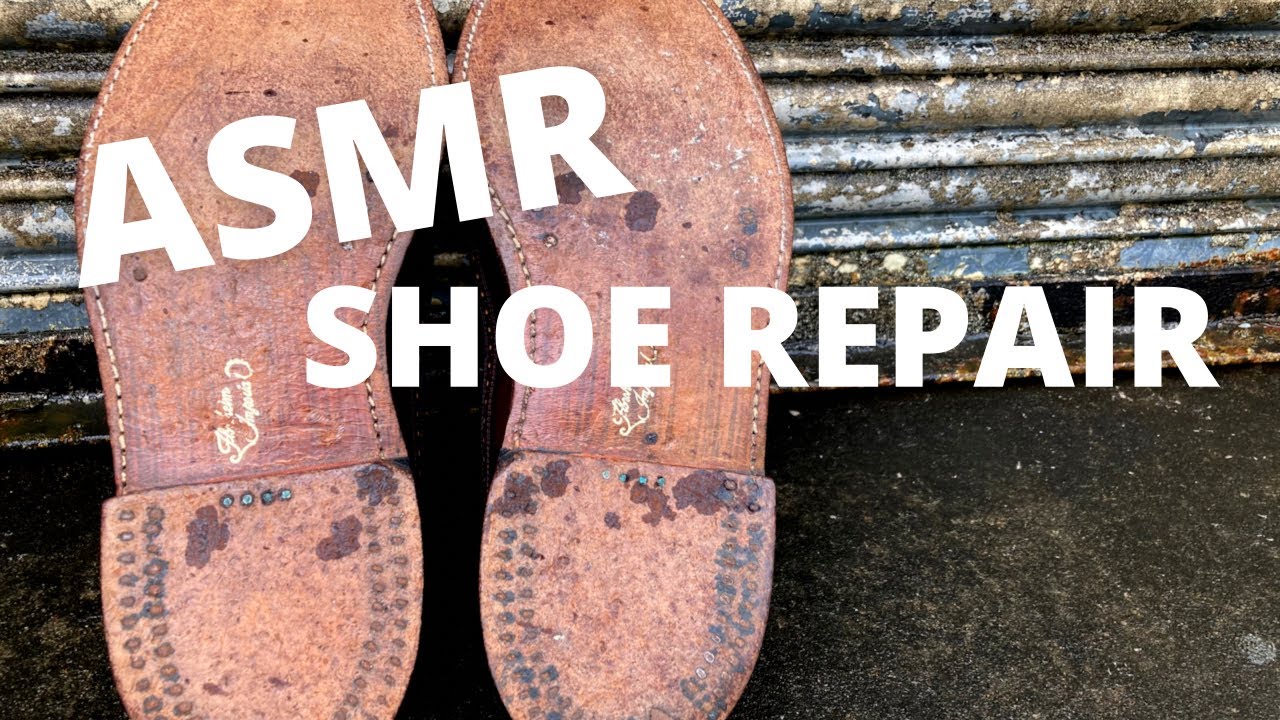 ASMR - FLORSHEIM IMPERIAL RESOLE | Relax to Sounds of Shoe Repair