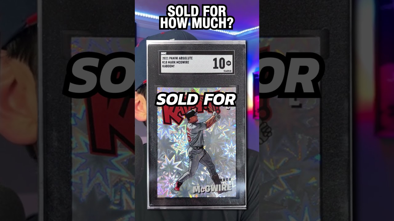 2021 Panini Absolute Mark McGwire Kaboom! 