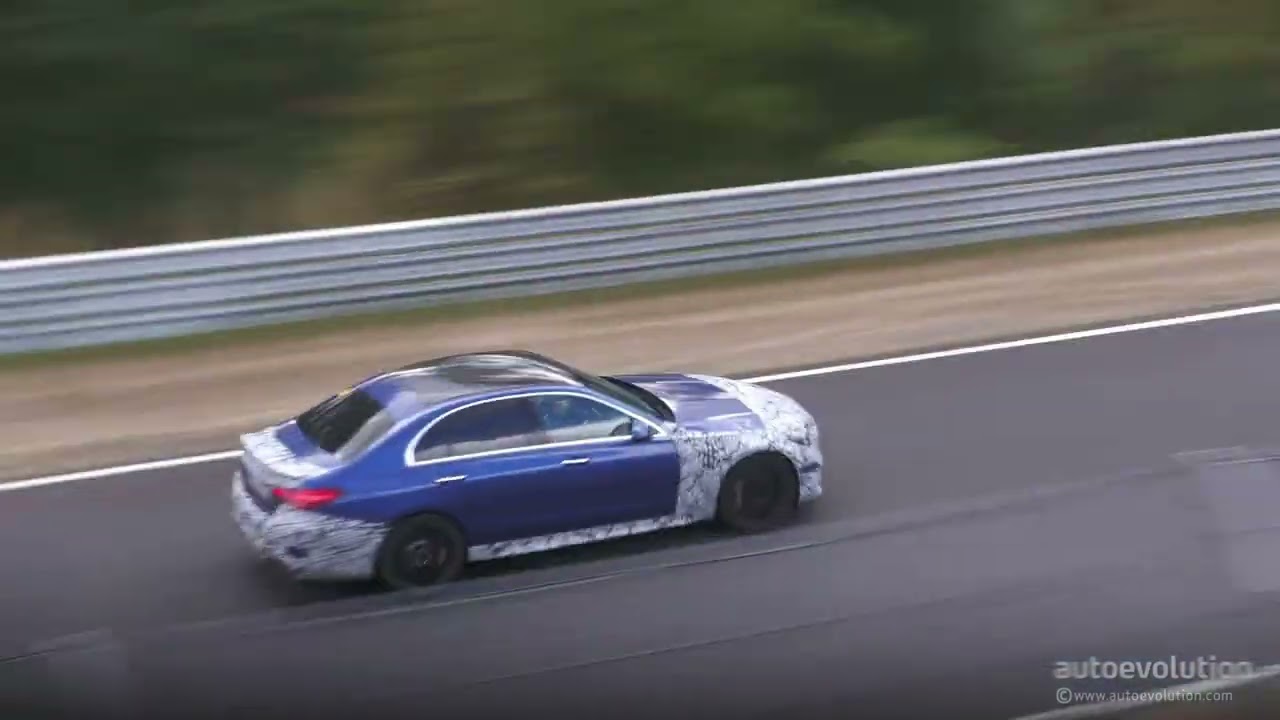 670-Horsepower 2023 Mercedes AMG C 63 Quietly Attacks the Nordschleife