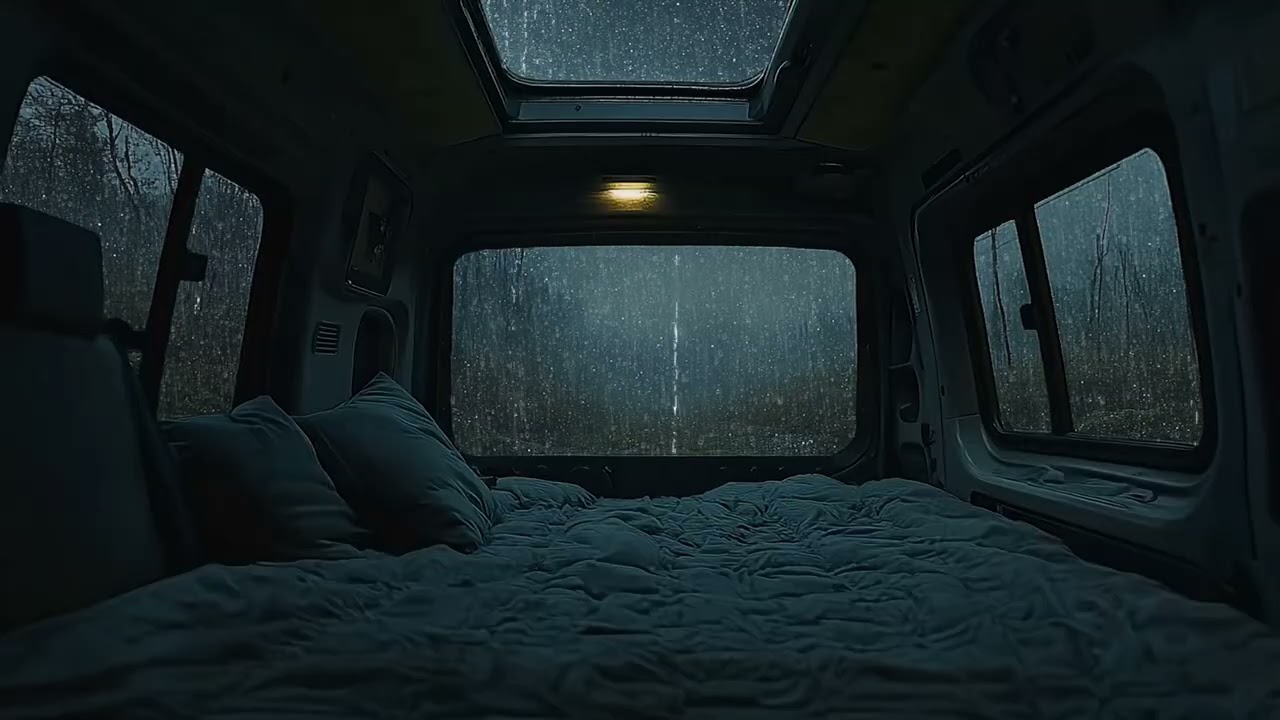 3 Hours⚡️Fall Asleep Fast with Gentle Forest Rain