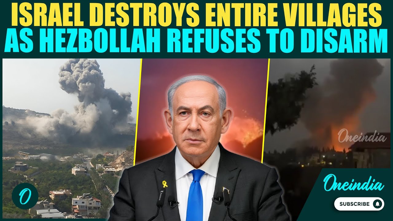 Israel&rsquo;s BIGGEST Attack on Hezbollah:IDF Jets UNLEASH Massive Strikes as Hezbollah REFUSES to Disarm