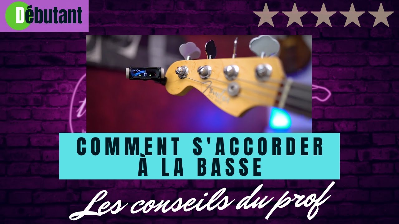 Comment s'accorder à la basse