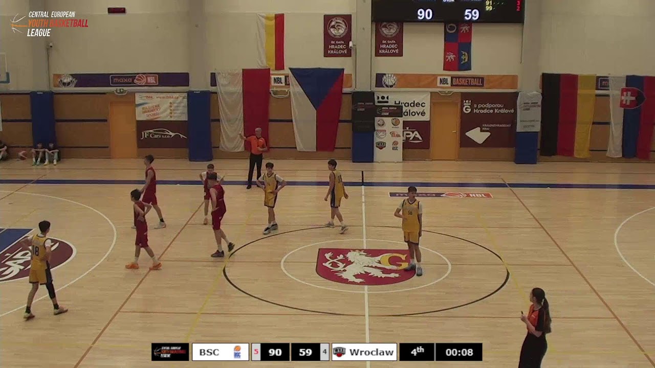CEYBL U14, 22. 2. 2026, BSC Bratislava - WKK Wroclaw